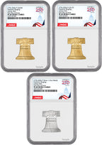 2026-P Freedom Ringing Liberty Bell 3-Coin Set FDI NGC PF69 Congress