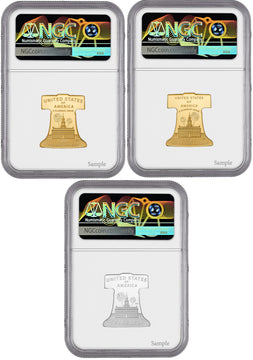 2026-P Freedom Ringing Liberty Bell 3-Coin Set FDI PR70 Congress 250 Label