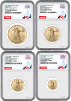 2026-W Proof Gold Eagle 250 Liberty Bell 4-Coin Set AR NGC PF70 (1776-2026)