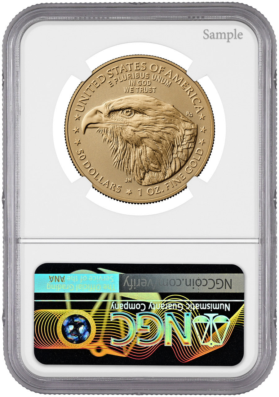 2026-W 1 oz Enhanced Gold Eagle 250 AR NGC MS70 (1776-2026) Hancock