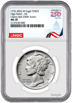 2026-W (1776-2026) $25 Dual Date Liberty Bell Privy Palladium Eagle AR NGC MS70 Congress