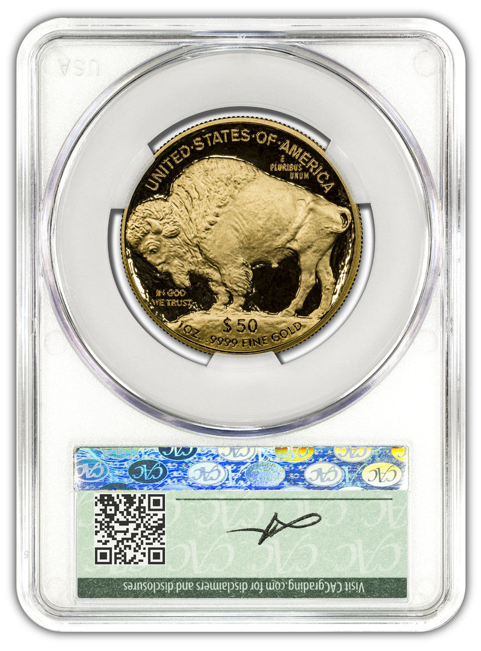 2026-W 1 oz Proof Gold Buffalo FDD 250 Liberty Bell CAC PR70 (1776-2026) Founders