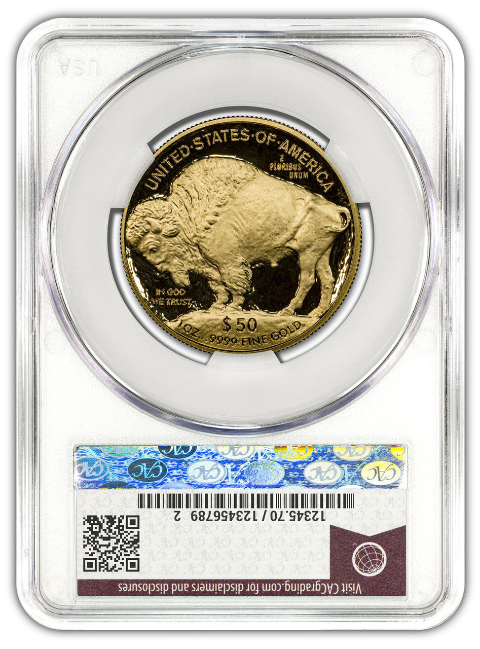 2026-W 1 oz Proof Gold Buffalo AD America 250 Liberty Bell CAC PR70 (1776-2026)