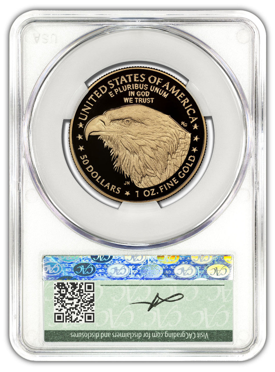 2026-W 1 oz Proof Gold Eagle 250 Liberty Bell AD CAC PR70 (1776-2026) Founders