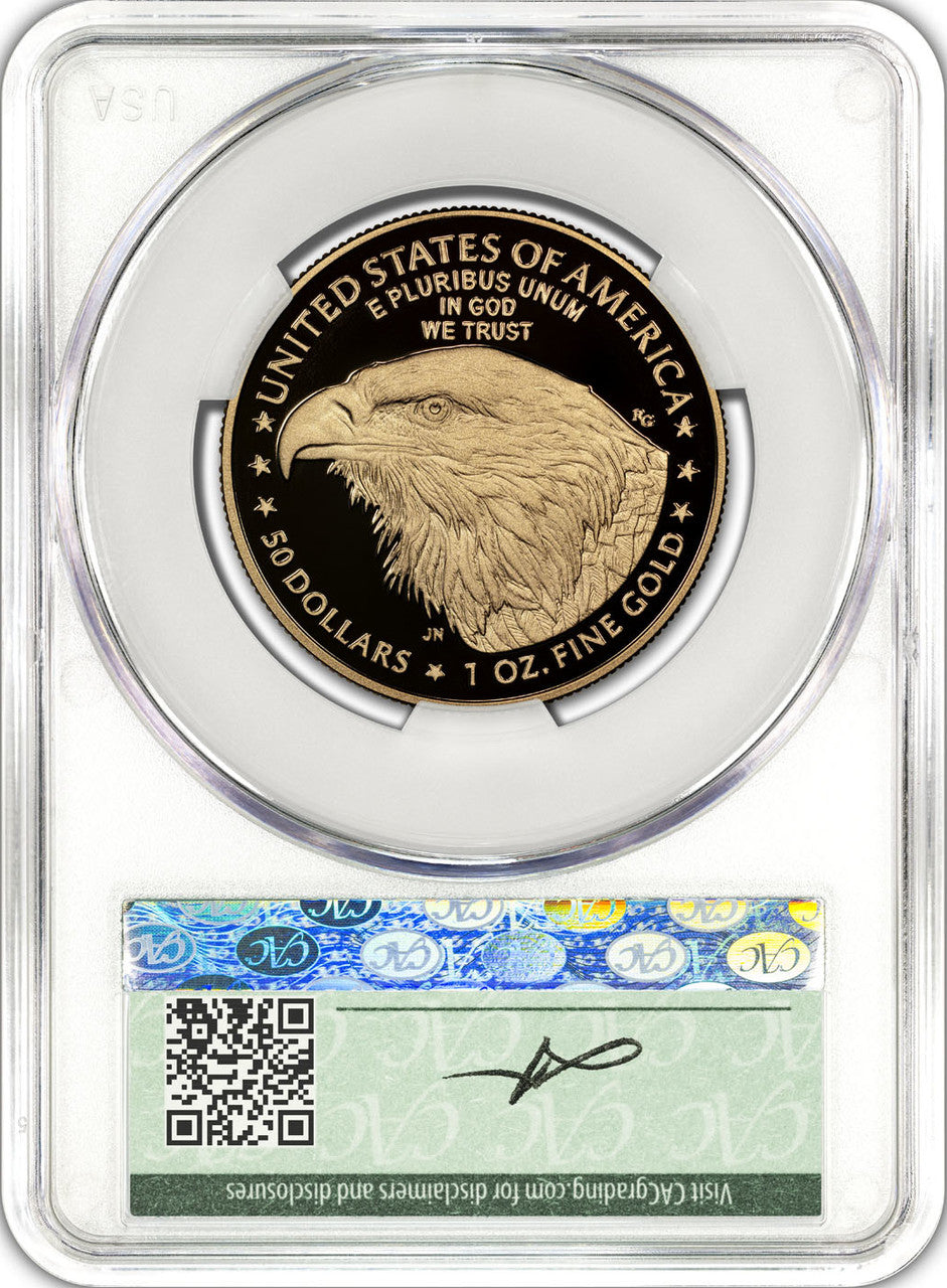 2026-W 1 oz Gold Eagle 250 Liberty Bell FDD CAC PR70 (1776-2026) Founders