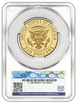 2026-W $250 President Donald Trump 1 oz Gold Proof Advance Delivery CAC PR70 Battlefield Label