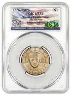 2026 President Donald J. Trump $1 July 4th Privy CAC MS64 Advanced Delivery