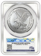 2026 Silver Eagle FDD CAC MS70 Red Book Label Signed by John Feigenbaum