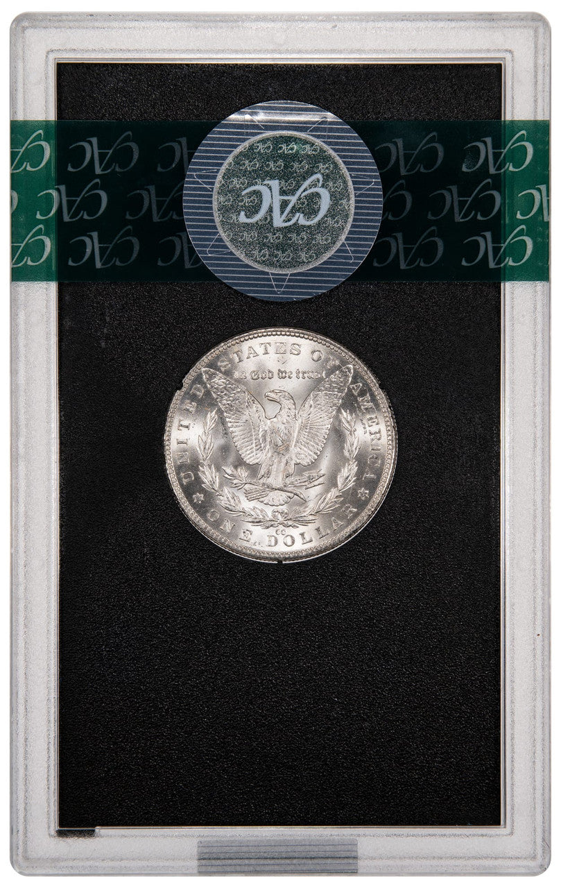 1882-CC $1 GSA Treasure Hoard Morgan Dollar CACG MS63