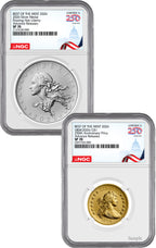 2026 1804 Draped Bust Gold Coin & Silver Medal AR NGC SP70 Congress