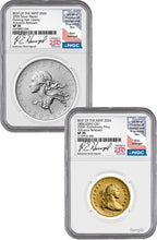 2026 1804 Draped Bust Gold Coin & Silver Medal AR NGC SP70 Harrigal