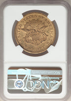 1861 $20 Liberty Gold Double Eagle NGC AU55