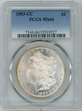 1883-CC Morgan Dollar PCGS MS66