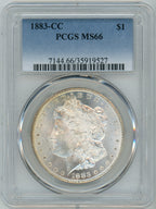 1883-CC Morgan Dollar PCGS MS66