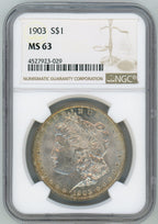 1903 S$1 Morgan Dollar NGC MS63