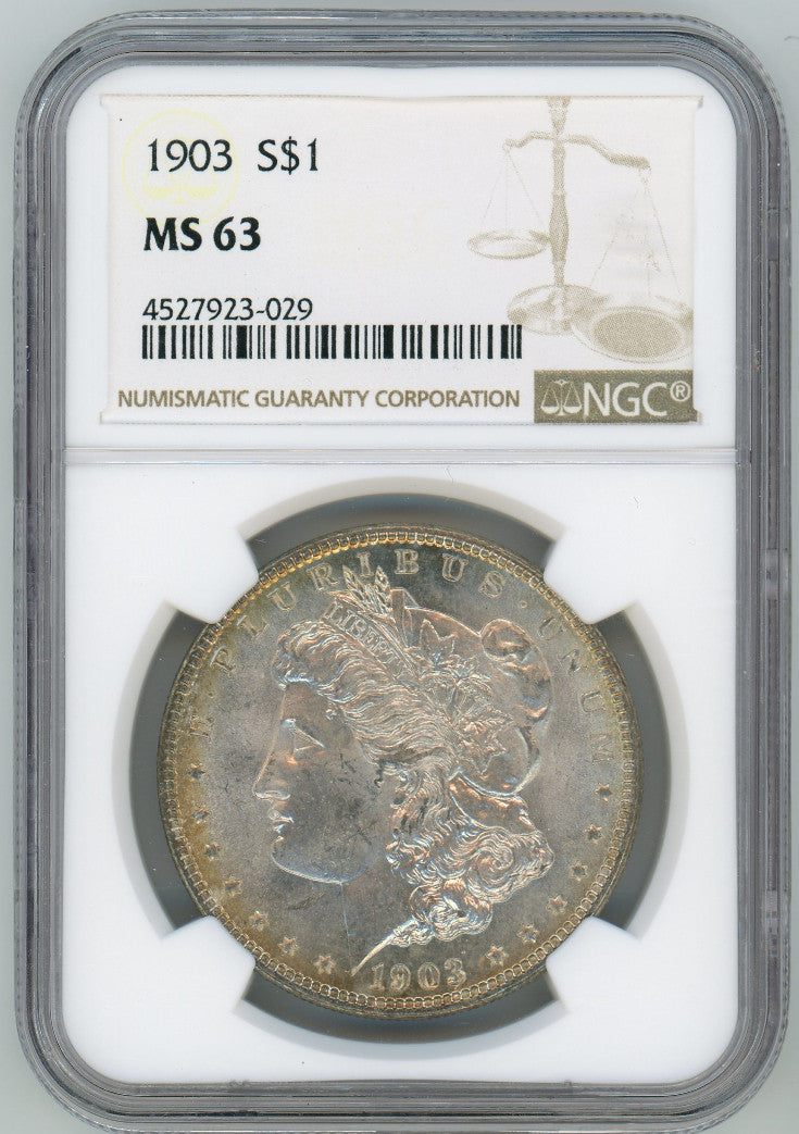 1903 S$1 Morgan Dollar NGC MS63