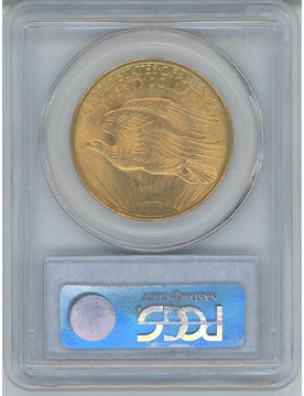 1908 $20 NO MOTTO Saint Saint-Gaudens Double Eagle PCGS MS64+
