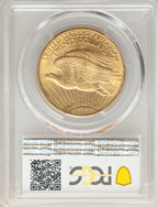 1915 $20 Saint-Gaudens Double Eagle PCGS AU58