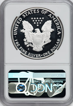 1986-S American Silver Eagle NGC PF70 UCAM Ron Harrigal Signed