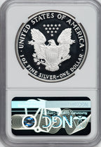 1986-S American Silver Eagle NGC PF70 UCAM Ron Harrigal Signed