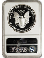 1986-S American Silver Eagle NGC PF70 UCAM Mercanti Signed