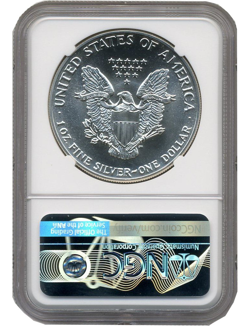 1987 American Silver Eagle NGC MS70 - Pop 906