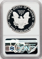 1988-S American Silver Eagle NGC PF70 Ultra Cameo Ron Harrigal Signed