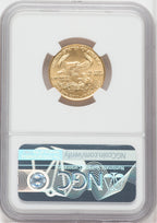 1988 $10 Quarter Ounce Gold Eagle NGC MS69 Don Everhart Signed