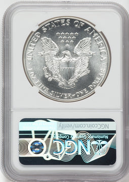 1988 American Silver Eagle NGC MS70 Ron Harrigal Signed