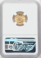 1988 $5 Tenth Ounce Gold Eagle NGC MS69 Don Everhart Signed