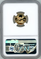 1990-P Tenth Ounce Gold Eagle NGC PF70 Ultra Cameo Mercanti Signed