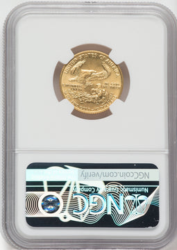 1992 $10 American Gold Eagle NGC MS69 Ron Harrigal Signed