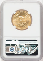 1992 $25 American Gold Eagle NGC MS69 Ron Harrigal Signed