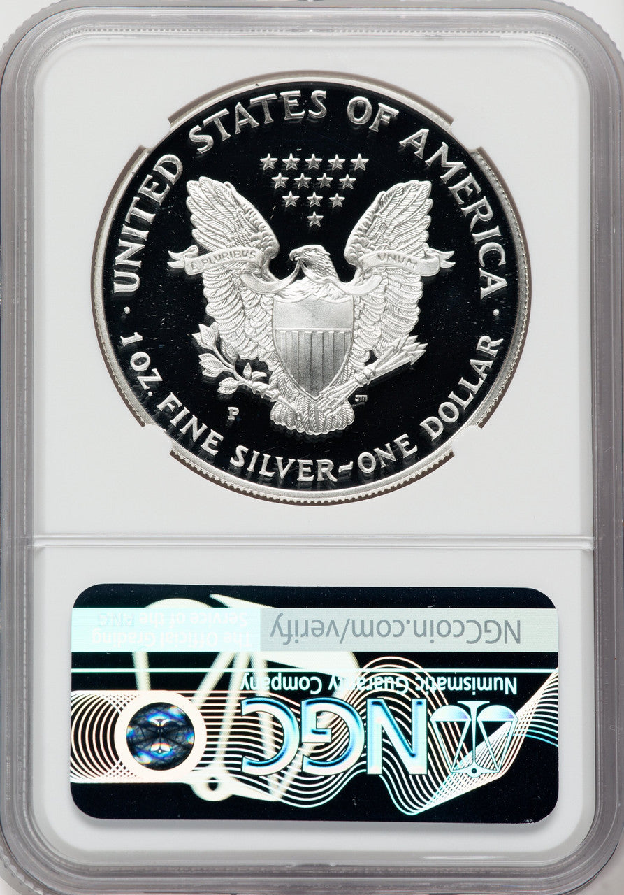 1994-P American Silver Eagle NGC PF70 Ultra Cameo Ron Harrigal Signed