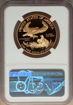 1995-W Complete 5 Coin American Gold and Silver Eagle 10th Anniversary Set NGC PF70UCAM John Mercanti Signed
