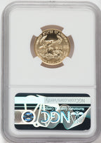 1995 $10 American Gold Eagle NGC MS69 Ron Harrigal Signed