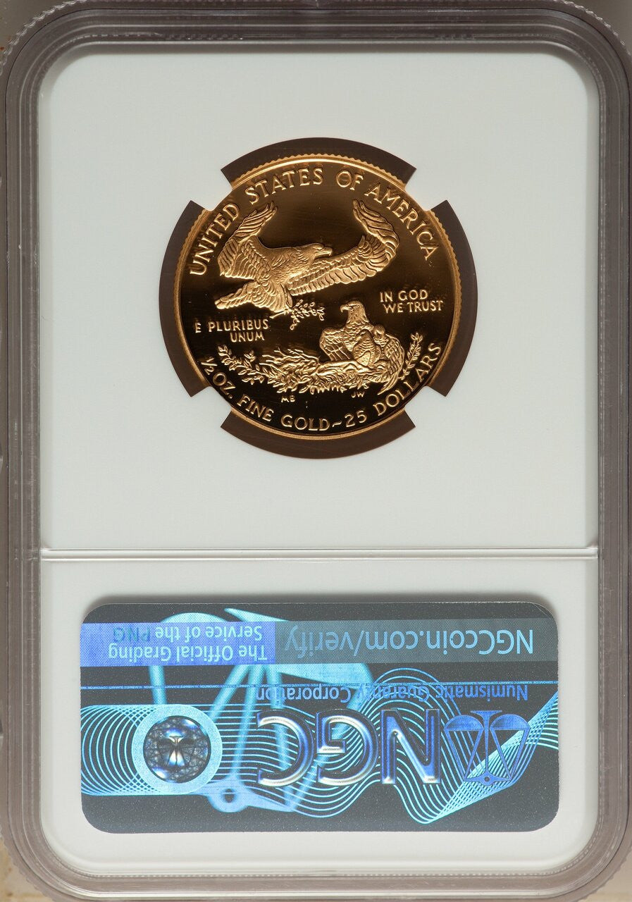 1995-W Complete 4 Coin American Gold Eagle 10th Anniversary Set NGC PF70UCAM