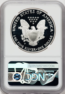 1995-P American Silver Eagle NGC PF70 Ultra Cameo Ron Harrigal Signed