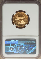 1995-W Complete 5 Coin American Gold and Silver Eagle 10th Anniversary Set NGC PF70UCAM John Mercanti Signed