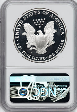 1995-W American Silver Eagle NGC PF70 Ultra Cameo Ron Harrigal Signed