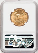 1997 $25 American Gold Eagle NGC MS69 Ron Harrigal Signed