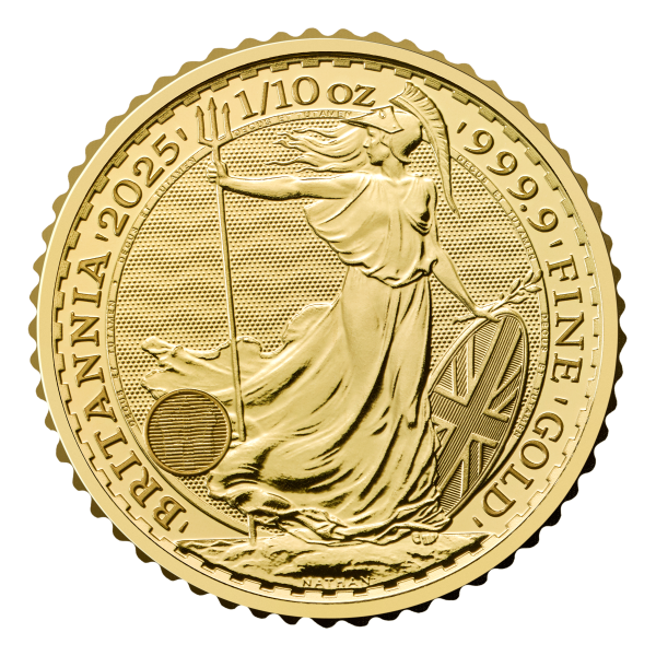 2025 Great Britain 1/10 oz Gold Britannia BU