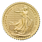 2026 1/10 oz Great Britain Gold Britannia BU