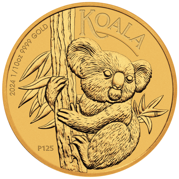 2024 1/10 oz Australian Gold Koala Coin BU