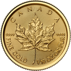 2026 1/10 oz Canadian Gold Maple Leaf Coin BU