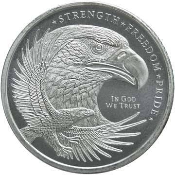 1/10 OZ SILVER ROUND EAGLE GOLDEN STATE MINT