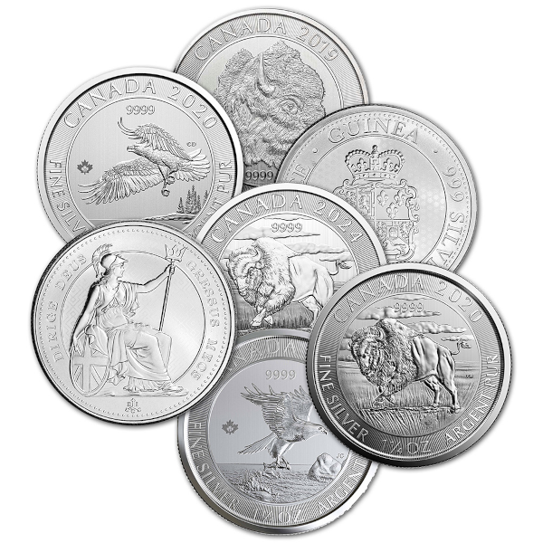 1.25 OZ SILVER SOVEREIGN MINT COINS MISC TYPE