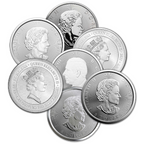 1.25 OZ SILVER SOVEREIGN MINT COINS MISC TYPE
