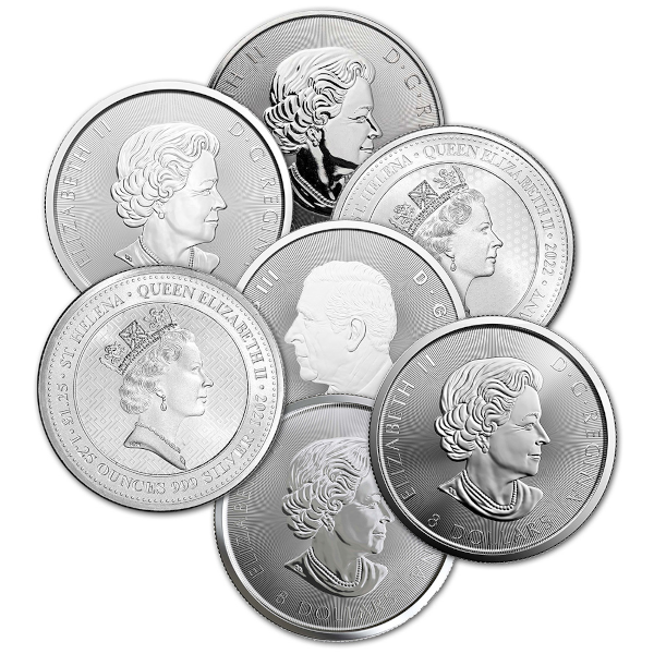 1.25 OZ SILVER SOVEREIGN MINT COINS MISC TYPE