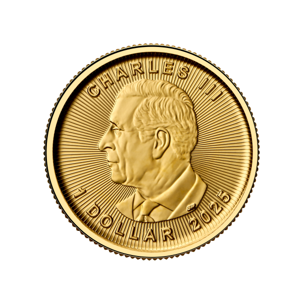 2025 1/20 OZ CANADIAN GOLD MAPLE LEAF